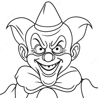 Killer Klowns From Outer Space Coloring Pages