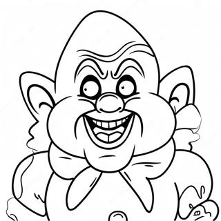 Killer Klowns From Outer Space Coloring Page 17851-14546