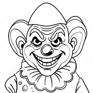 Killer Klowns From Outer Space Coloring Page 17851-14547