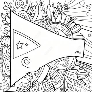 Colorful Cuban Flag Coloring Page 17862-14558