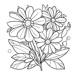 Finished Flowers Coloring Pages