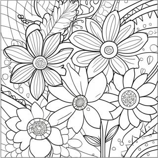 Finished Flowers Coloring Page 17871-14567