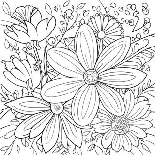 Beautiful Blossoms Coloring Page 17872-14563