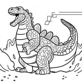 Godzilla Minus One Coloring Pages