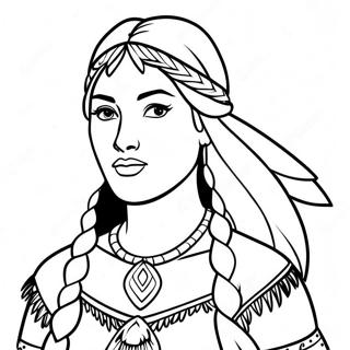 Pocahontas Coloring Page 1791-1542