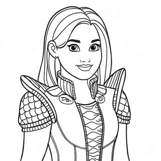 Descendants 3 Coloring Pages