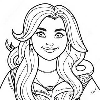 Descendants 3 Character Coloring Page 17961-14635