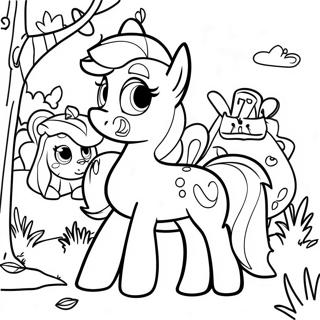 Apple Jack With Friends Coloring Page 17972-14655