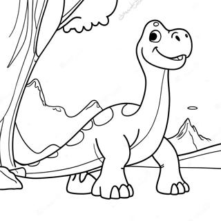 The Good Dinosaur Coloring Pages