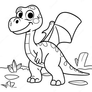 Arlo The Dinosaur Coloring Page 17982-14649