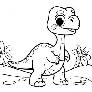 Arlo The Dinosaur Coloring Page 17982-14650