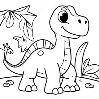 Arlo The Dinosaur Coloring Page 17982-14651