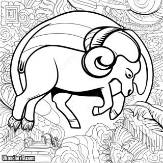 La Rams Coloring Pages