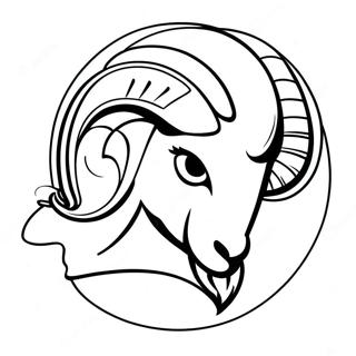 La Rams Logo Coloring Page 18001-14668