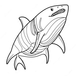 Megalodon Coloring Page 1801-1550