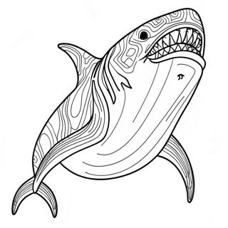 Megalodon Coloring Page 1801-1551