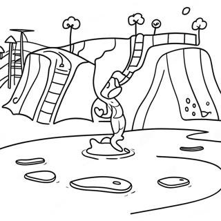 Water Park Fun Coloring Page 18041-14702