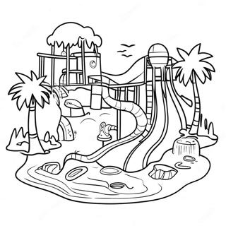 Water Park Fun Coloring Page 18041-14704