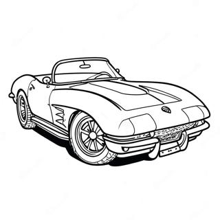 Corvette Coloring Page 1811-1555