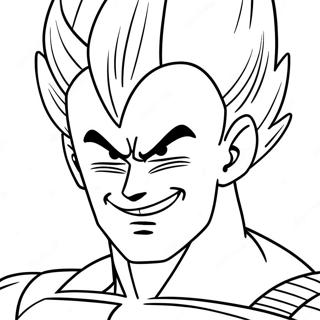 Vegeta Coloring Pages