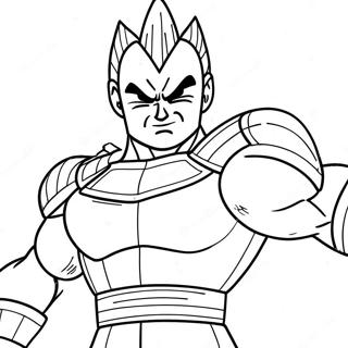 Vegeta In Battle Armor Coloring Page 18132-14773