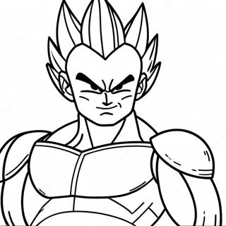 Vegeta In Battle Armor Coloring Page 18132-14774