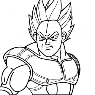 Vegeta Coloring Pages