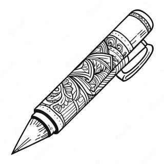 Pen Coloring Page For Kids 18141-14779