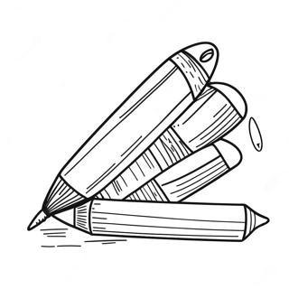 Pen Coloring Page For Kids 18141-14780