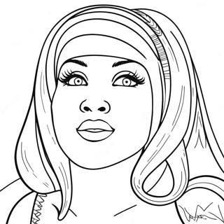 Nicki Minaj Coloring Pages