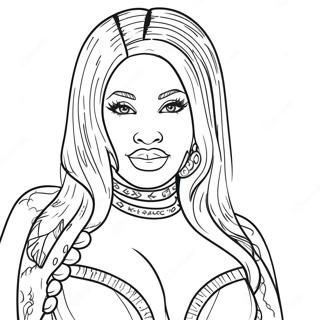 Nicki Minaj Coloring Page 18161-14802