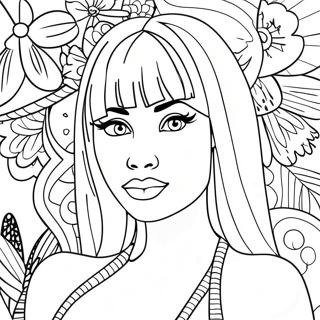 Nicki Minaj Coloring Page 18161-14803