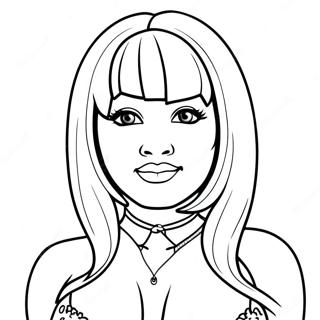 Nicki Minaj Coloring Page 18161-14804