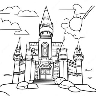 Colorful Legoland Castle Coloring Page 18172-14810