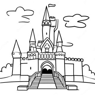 Colorful Legoland Castle Coloring Page 18172-14811