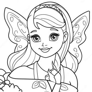 Barbie Fairy Coloring Page 18181-14806