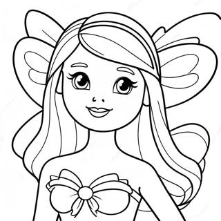 Barbie Fairy Coloring Page 18181-14807