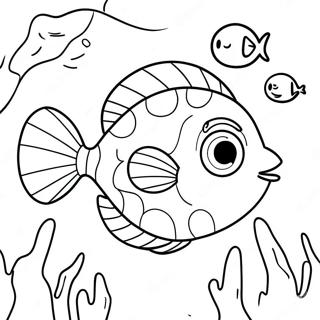 Flounder Coloring Pages