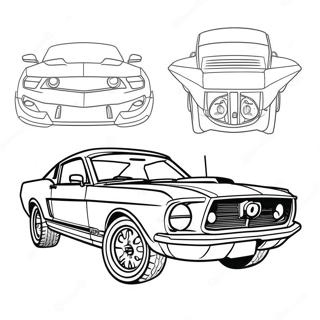 Mustang Coloring Page 18201-14832