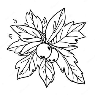 Mistletoe Coloring Page 18231-14847