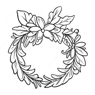 Festive Mistletoe Coloring Page 18232-14849