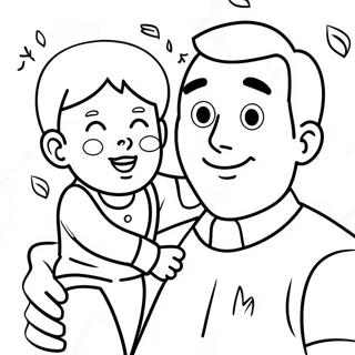 Preschool Fathers Day Coloring Pages