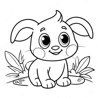 Cute Babyfirst Animals Coloring Page 18312-14918