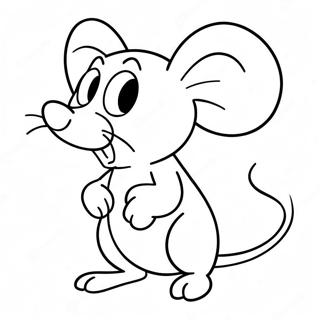 Monty The Adventurous Mouse Coloring Page 18322-14926