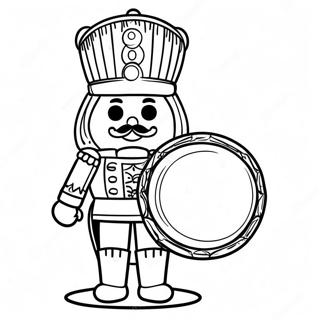 Nutcracker Soldier With Drum Coloring Page 1832-1579