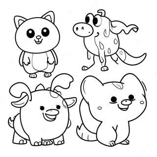 Silly Animals Coloring Page 18341-14935