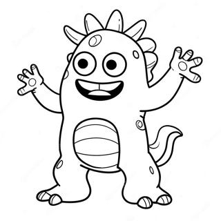 Funny Monster Coloring Page 18342-14939