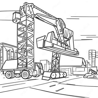 Construction Worker Coloring Pages