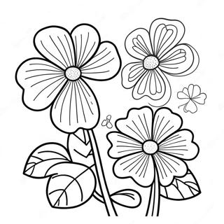 4-H Clover Coloring Pages