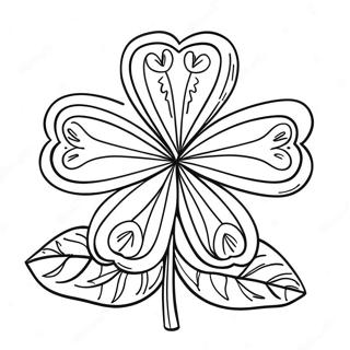 4 H Clover Coloring Page 18391-14982